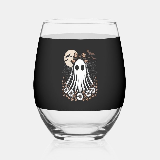 Verre À Vin Sans Pied Boo Boo Crew Halloween Nurse (Recto)