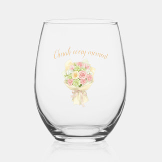 Verre À Vin Sans Pied bridal bouquet