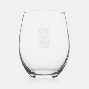 Verre À Vin Sans Pied Bulletin de l'église de Jésus Programme Bulletin d