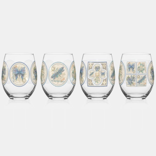 Verre À Vin Sans Pied Bureau de création G (Gauche)