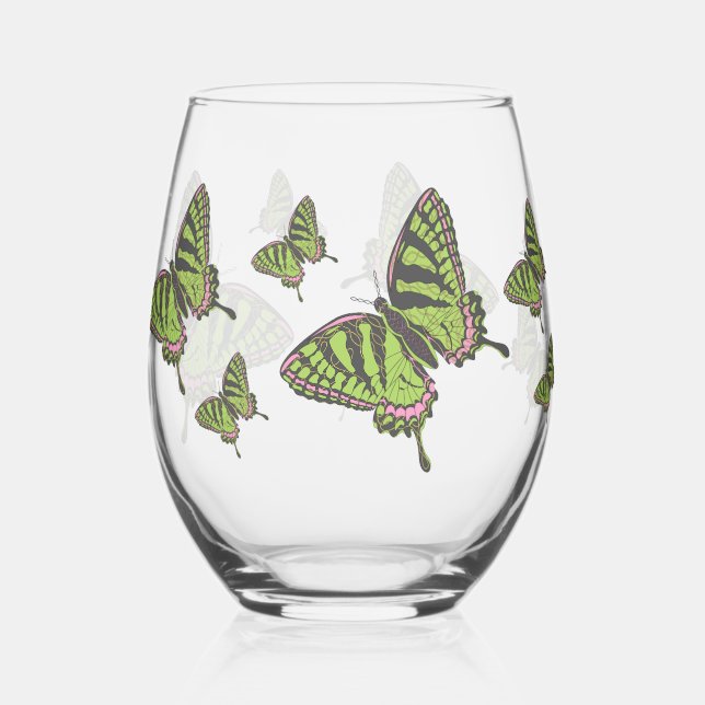 Verre À Vin Sans Pied Celtic Papillon (Recto)