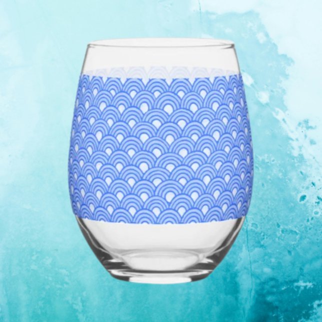 Verre à vin sans pied Cerulean Scales (Créateur téléchargé)