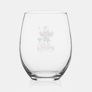 Verre À Vin Sans Pied Chemise America Red White And Brew Eagle BBQ (7)_1