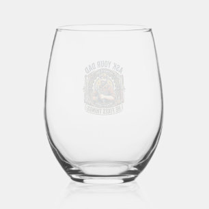 Verre À Vin Sans Pied Chemise de réparation de papa de jour de père Dema
