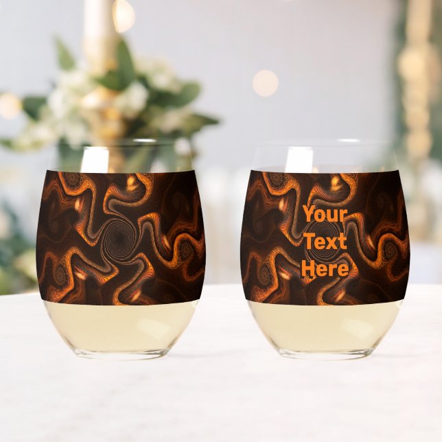 Verre À Vin Sans Pied Chocolat mexicain (Insitu (Mariage))