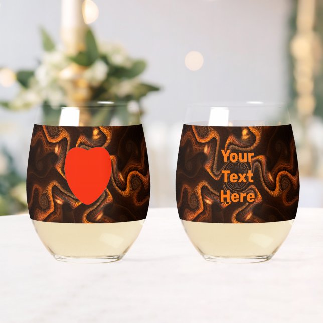 Verre À Vin Sans Pied Chocolat mexicain (Insitu (Mariage))