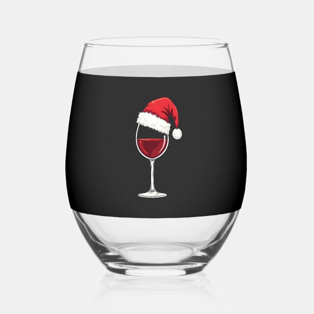 Verre À Vin Sans Pied Christmas  (Recto)