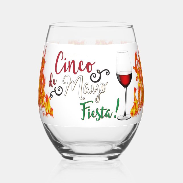 Verre À Vin Sans Pied cinco-de-mayo-fiesta (Recto)