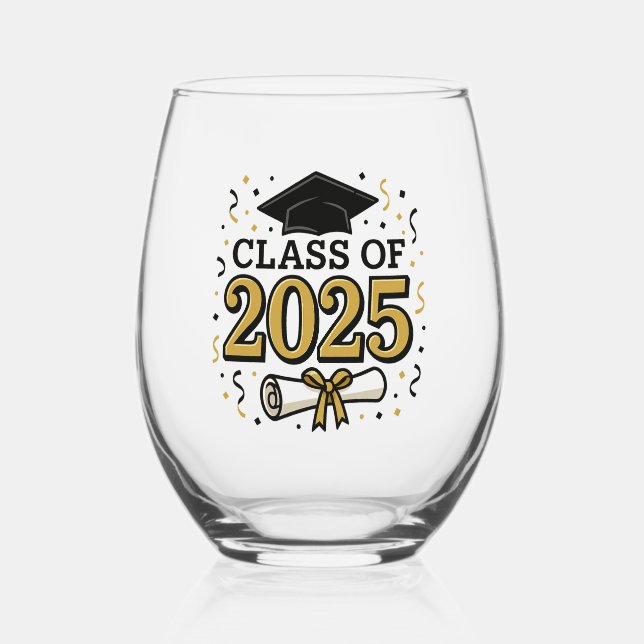 Verre À Vin Sans Pied Classe de Vins 2025 Stemless (Recto)