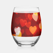 Classic Valentine Romantic Love Heart Pattern 