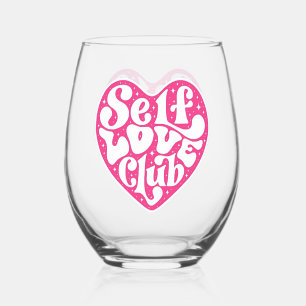 Verre à vin sans pied Club Amour de Soi