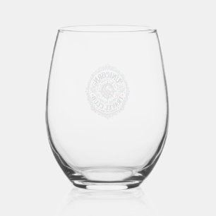 Verre À Vin Sans Pied Club de voyage Licorne Création originale Zazzle_1