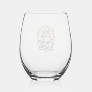 Verre À Vin Sans Pied Conception de T-Shirt vecteur arc-en-ciel rétro Dr