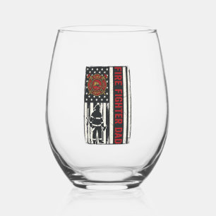 Verre À Vin Sans Pied Conception de vecteur de drapeau en détresse de pa