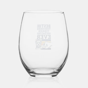 Verre À Vin Sans Pied Conception de vecteur vintage de coup de poing de