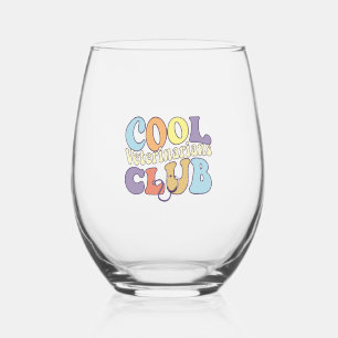 Verre À Vin Sans Pied Cool Vet Club Vétérinaire Tech praticien Animal