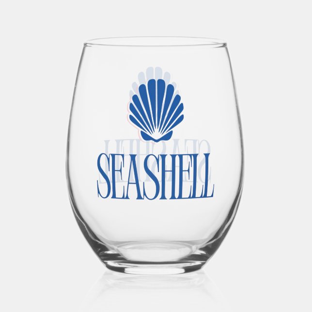 Verre À Vin Sans Pied Coquillage (Recto)