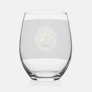 Verre À Vin Sans Pied Corbeau de nuit effrayant Pomme Château hanté Spoo