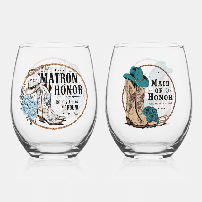 Verre À Vin Sans Pied Cortège de mariage  (Recto)