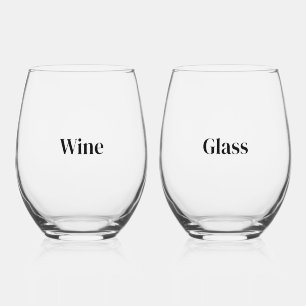 Verre À Vin Sans Pied Créez votre propre Premium Set de 2