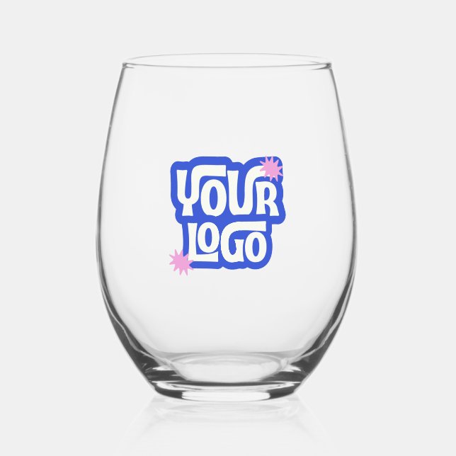 Verre À Vin Sans Pied Custom Logo Employee Gift Promotional Business (Recto)