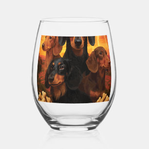 Verre À Vin Sans Pied Dachshund