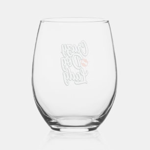 Verre À Vin Sans Pied Dame de Chien Folle Vintage Amoureux des Animaux T
