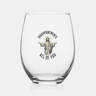 Verre À Vin Sans Pied Déceptions Vous Tous Tee-shirt Religieux Vintage