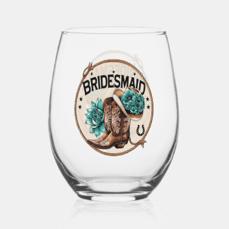 Verre À Vin Sans Pied Demoiselle d'honneur