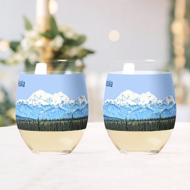 Verre À Vin Sans Pied Denali (Mt. McKinley) (Insitu (Mariage))