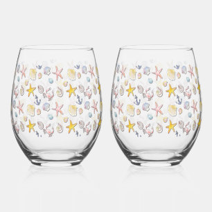 Verre À Vin Sans Pied Design de plage simple et agréable