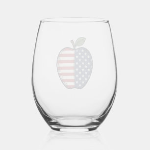 Verre À Vin Sans Pied Dessin vectoriel de gravure vintage de pomme patri
