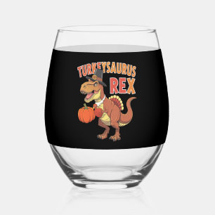 Verre À Vin Sans Pied Dinosaurus de dinde Rex Dab Dinde Dino Garçon Todd