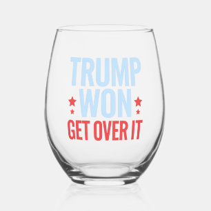 Verre À Vin Sans Pied Donald Trump remporte la victoire 2024 Trump