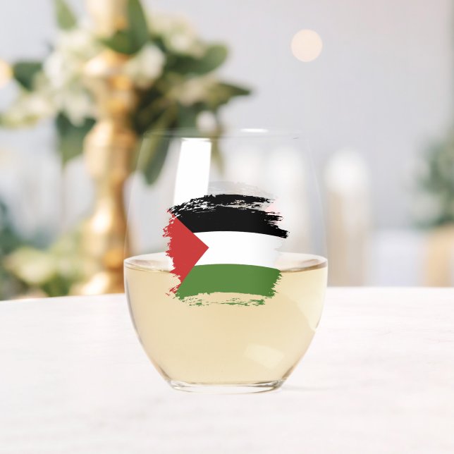 Verre À Vin Sans Pied drapeau du Soudan (Insitu (Mariage))