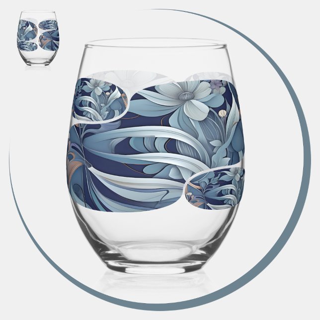 Verre à vin sans pied Dumuzi (Dumuzi Stemless Wine Glass (Front & Left)
)