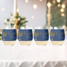 Ensemble de boissons personnalisé pour Menorah de