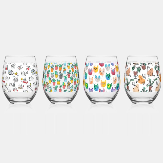 Verre À Vin Sans Pied Ensemble de produits (Recto)