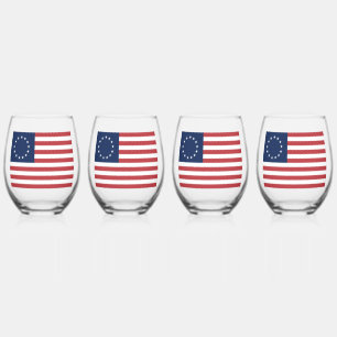 Verre À Vin Sans Pied Ensemble de produits à boire Betsy Ross