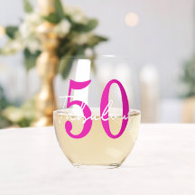 Fête d'anniversaire moderne 50 ans 50 et fabuleuse