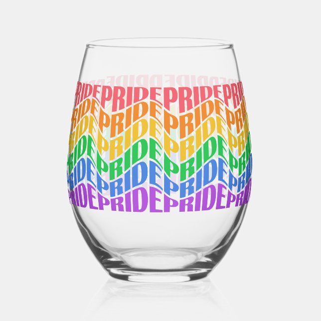 Verre À Vin Sans Pied Fierté (Recto)