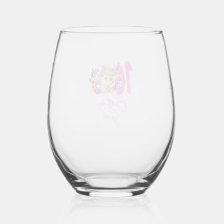 Verre À Vin Sans Pied Fille de 16 ans Anniversaire Mignonne 16e Annivers