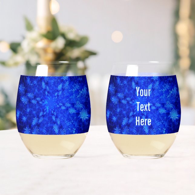 Verre À Vin Sans Pied Flambée de neige (Insitu (Mariage))