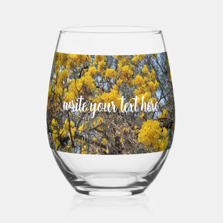 Verre À Vin Sans Pied Fleur de la nature
