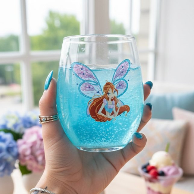 Verre À Vin Sans Pied Floraison (Créateur téléchargé)