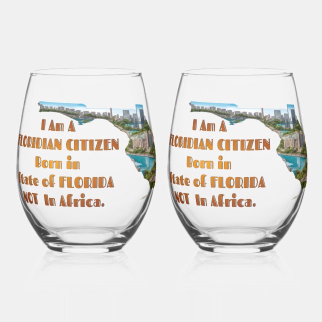 Verre À Vin Sans Pied Floridian Citizen (Gauche)