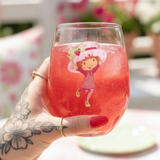 Verre À Vin Sans Pied Fraise (Créateur téléchargé)