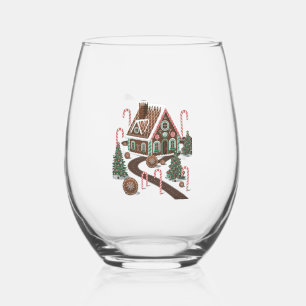 Verre À Vin Sans Pied Gingerbread Cookie Wonderland