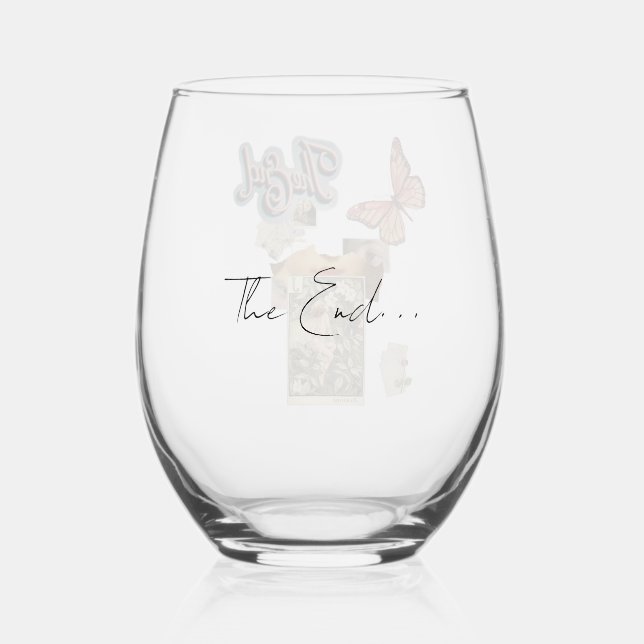 Verre À Vin Sans Pied Glas (Verso)