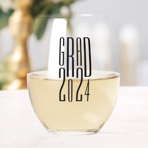 Verre À Vin Sans Pied Grad College Lycée Lycée Diplôme supérieur
